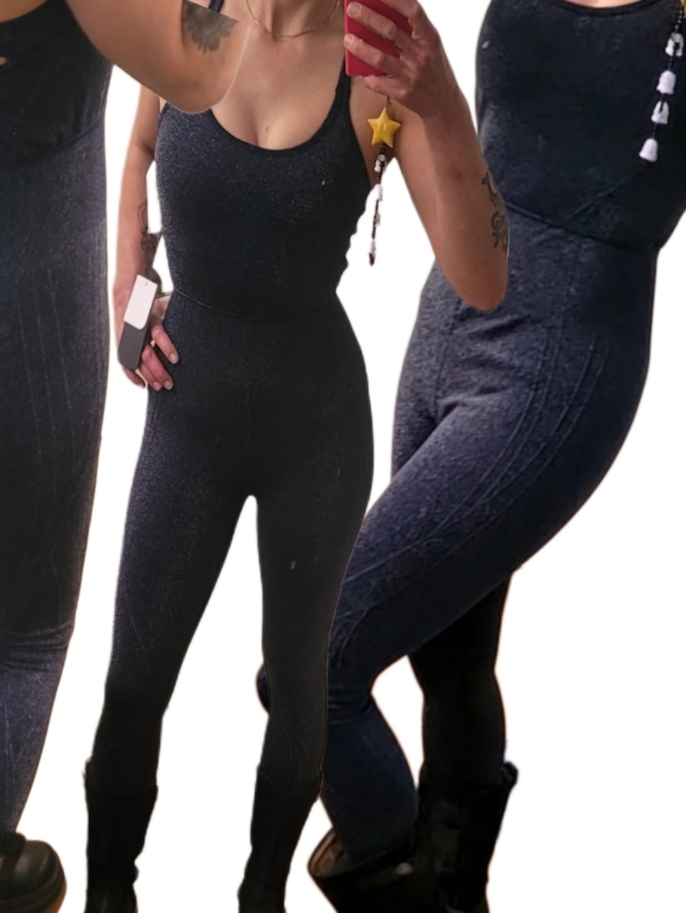 FABLETICS X KLHOE KARDASHIAN BNWT Seamless Lurex Jumpsuit M